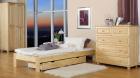 Bett aus Kiefernholz KBD04 80x200 mit Lattenrost